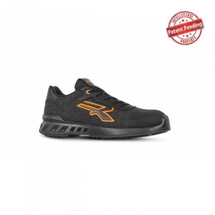 U-POWER RV20144-46 - Chaussures de sécurité basses Bradley ESD S1P SRC, noir