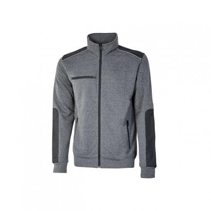 U-POWER EY129GM-S - Sweat entièrement zippé Snug Grey Meteorite