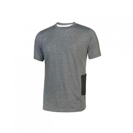 U-POWER EY138GM-M - T-Shirt en jersey polycoton Road Grey Meteorite (lot muliple)