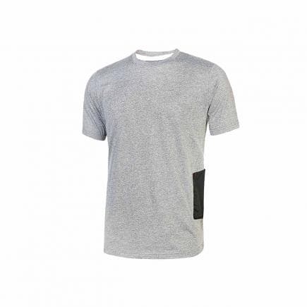 U-POWER EY138GS-M - T-Shirt en jersey polycoton Road Grey Silver (lot muliple)
