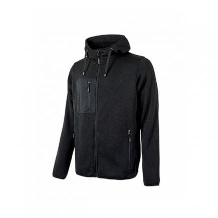 U-POWER EY174BC-XL - Sweat zippé Rainbow Black Carbon