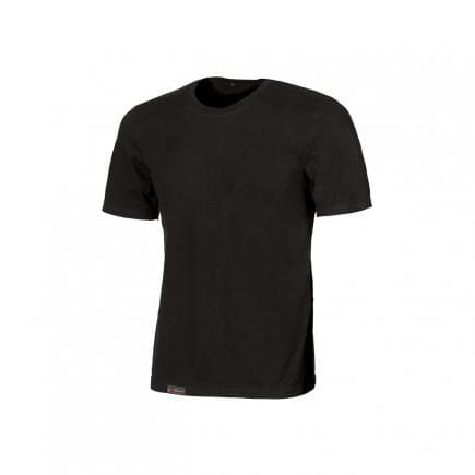 U-POWER EY205BC-M - T-shirt basique en coton jersey Linear Black Carbon (lot muliple)
