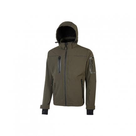 U-POWER FU187DG-2XL - Veste en softshell Space Dark Green