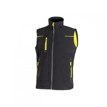 U-POWER FU188BC-XL - Gilet en softshell Universe Black Carbon