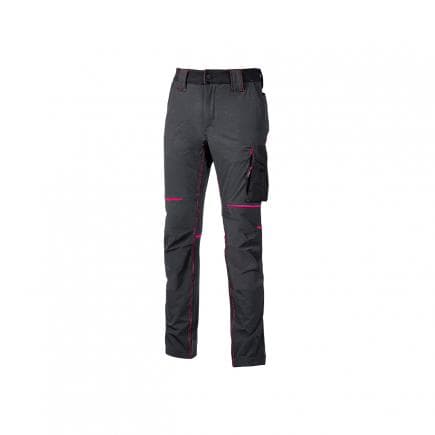 U-POWER FU189GF-M - Pantalon en tissu U-4 World Lady Grey Fucsia