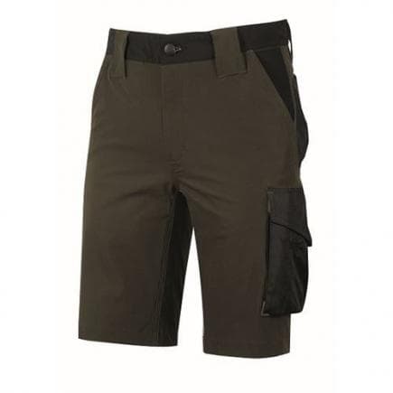 U-POWER FU196DG-M - Bermuda en tissu U-4 Mercury Dark Green