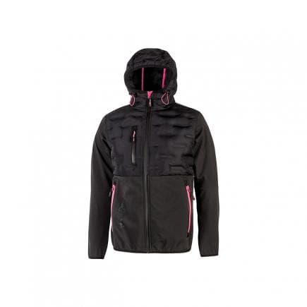 U-POWER FU213GF-S - Veste hybride Spock Lady Grey Fucsia