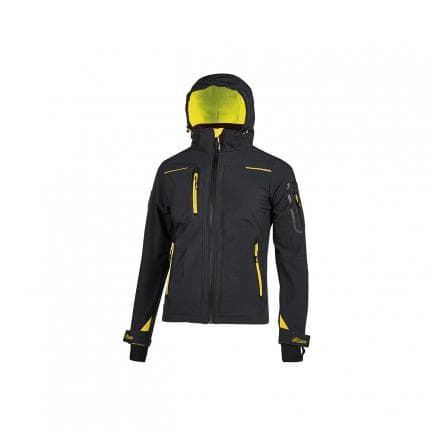 U-POWER FU259BC-S - Veste en softshell Space Lady Black Carbon