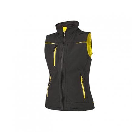 U-POWER FU260BC-M - Gilet softshell Universe Lady Black Carbon