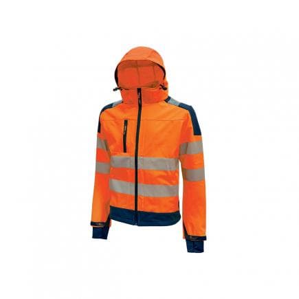 U-POWER HL169OF-XL - Veste en tissu softshell Miky Orange Fluo