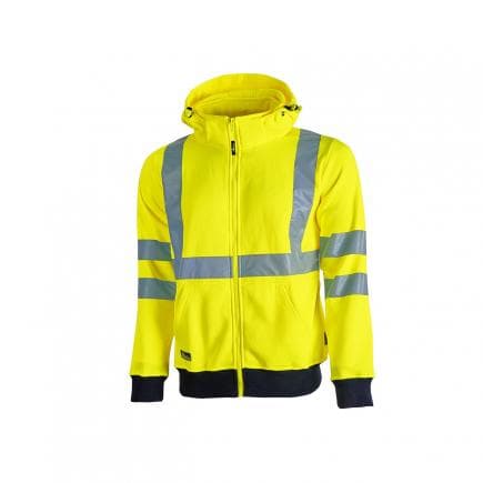 U-POWER HL180YF-XL - Sweat-shirt avec zip Melody Yellow Fluo