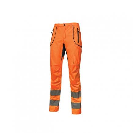 U-POWER HL186OF-48 - Pantalon en tissu softshell Ren Orange Fluo