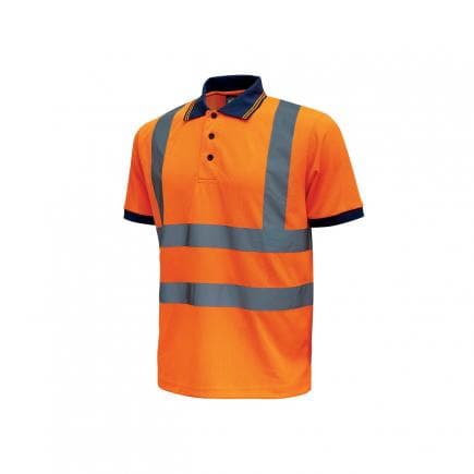 U-POWER HL198OF-XL - Polo à manches courtes Neon Orange Fluo (lot muliple)