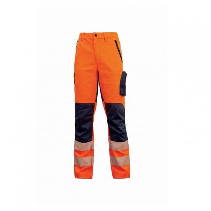 U-POWER HL222OF-M - Pantalon à haute visibilité stretch Roy Orange Fluo