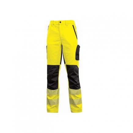 U-POWER HL222YF-M - Pantalon à haute visibilité stretch Roy Yellow Fluo
