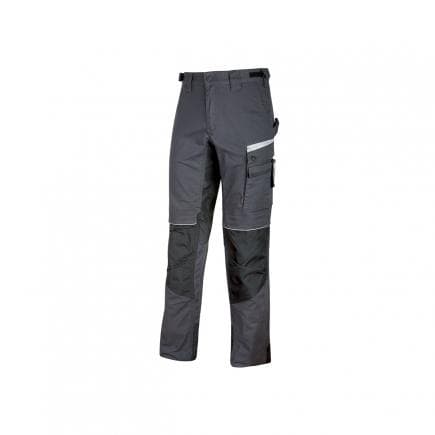 U-POWER PE116AG-50 - Pantalon de travail en TC stretch Flash Asphalt Grey