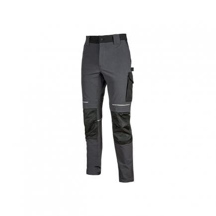 U-POWER PE145AG-L - Pantalon de travail hommes coupe slim Atom Asphalt Grey