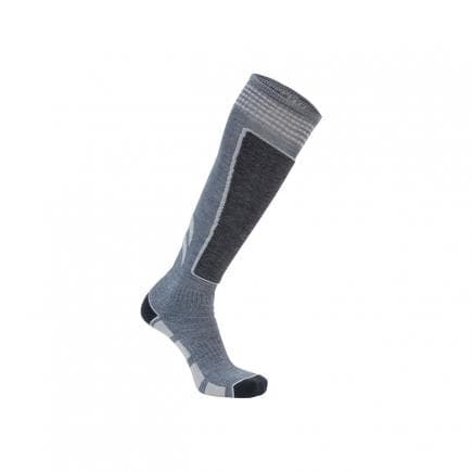 U-POWER SK111GS-M - Chaussette haute en laine Merino Polar Grey Silver (lot muliple)