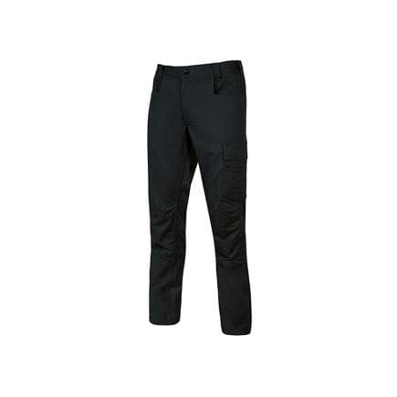 U-POWER ST202BC-L - Pantalon en cvc stretch BRAVO TOP Black Carbon