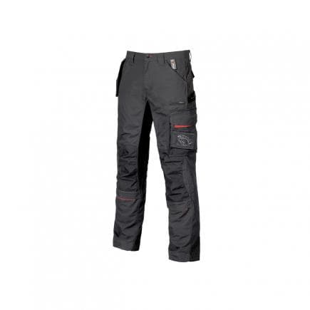 U-POWER SY001GM-44 - Pantalon de travail Race Grey Meteorite