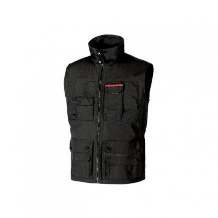 U-POWER SY004BC-XL - Gilet de travail First Black Carbon