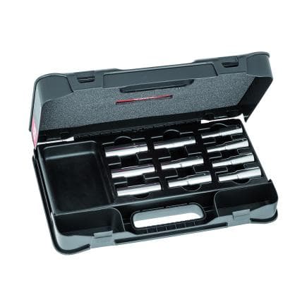 USAG U02359274 - Assortiment de douilles douze pans longues en boitier ABS (10 pcs.)