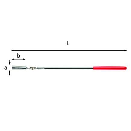 USAG U04420013 - Récupérateur télescopique avec aimant articulé