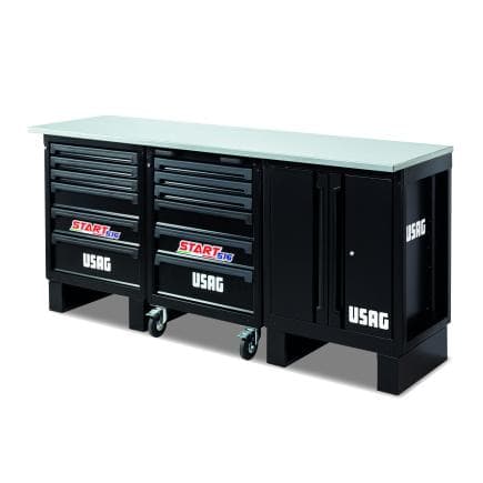 USAG U05160289 - Etabli avec plateau en acier