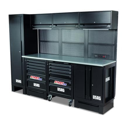 USAG U05160293 - Mobilier d'atelier avec plateau en acier