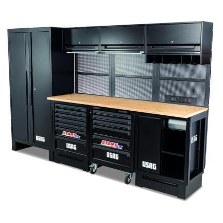 USAG U05160296 - Mobilier d'atelier avec plateforme en bois