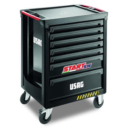 USAG U05160137 - Chariot Start avec système anti-basculement avec 7 tiroirs (vide)