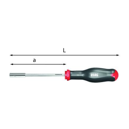 USAG U06900102 - Porte-embout magnétique avec poignée