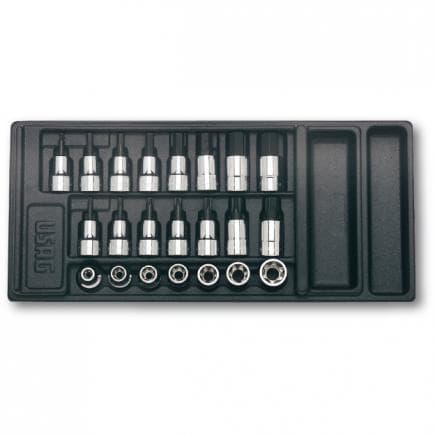 USAG U05190720 - Assortiment de clés à douille (22 pièces)