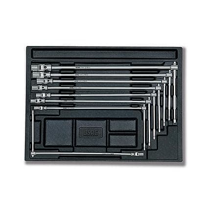 USAG U05190725 - Assortiment de clés articulées en T 6 pans (8 pièces)