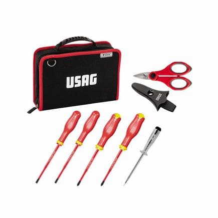 USAG U00070061 - Sac à outils professionnel avec assortiment (6 pcs)