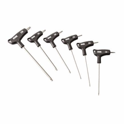 USAG U02802450 - Jeu de clés mâles avec profil spécial TORX® X-Grip et poignée bi-matière (6 pcs.)