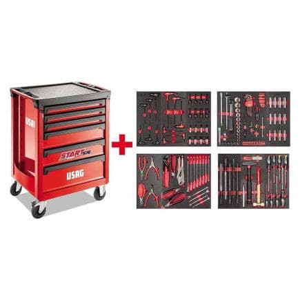 USAG U05160639 - Tramway START avec assortiment d’entretien X-Grip (144 pcs.)