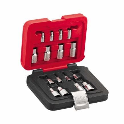 USAG U06010029 - Assortiment dans un boîtier modulaire avec des douilles TORX® de 1/4" et 1/2" (16 pcs.).