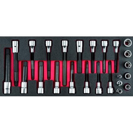 USAG U05191002 - Module en mousse bicolore assorti avec douilles (24 pièces)