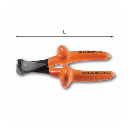 USAG U00860104 - PINCE COUPANTE À TRANCHANT FRONTAL 1000 V