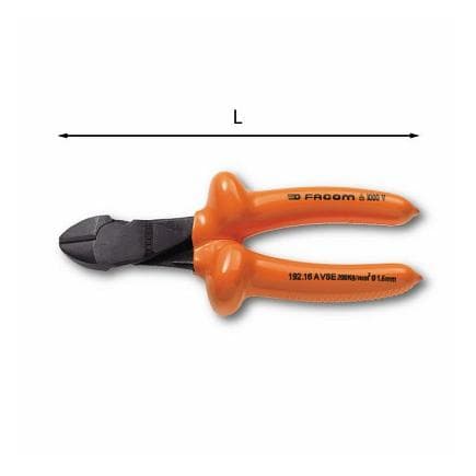 USAG U00870102 - PINCES COUPANTES À TRANCHANT DIAGONAL 1000 V