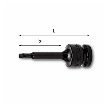 USAG U02330625 - 233 1/2 MNTXL CLÉS À DOUILLES MACHINE LONGUES POUR VIS TORX®