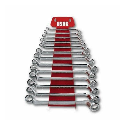 USAG U02831417 - JEU DE 13 CLÉS POLYGONALES DOUBLES COUDÉES