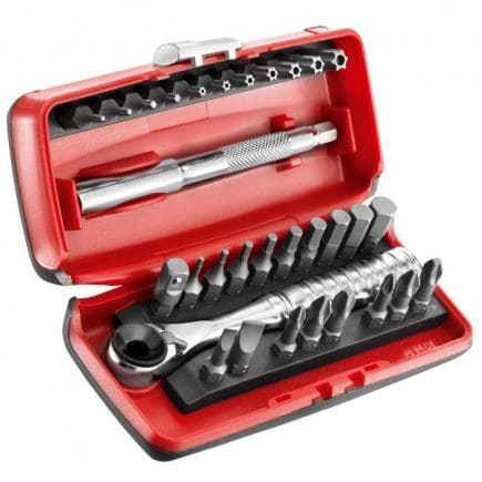 USAG U06060012 - Assortiment de cliquet 1/4'' et embouts (31 pièces)