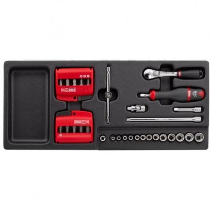 USAG U05190784 - Assortiment de cliquet, douilles et embouts (41 pièces)