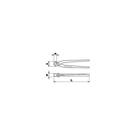 USAG U01990010 - Tenaille pour cimentiers