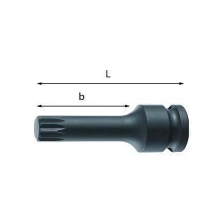 USAG U02332182 - Clé à douille XZN pour moyeux de roue AUDI/VW/SEAT/SKODA