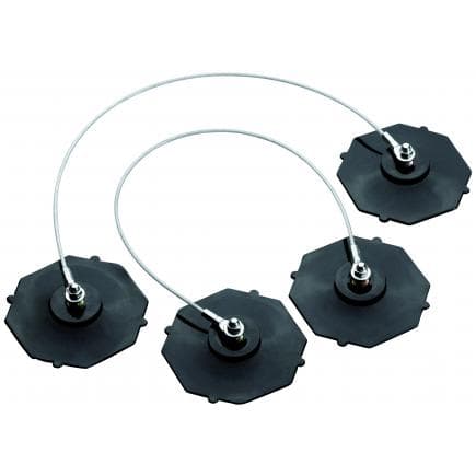USAG U04240106 - Lot de deux ventouses pour vitres de porte