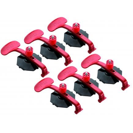 USAG U04240107 - Jeu de 6 ventouses pour la fixation de profilés et moulures