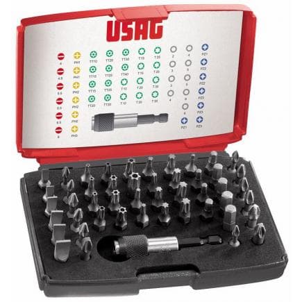 USAG U06920041 - Assortiment d'embouts de vissage (49 pièces)